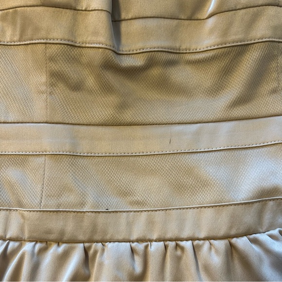 Bebe Strapless Dress with Feathers and Boning - Picture 4 of 4